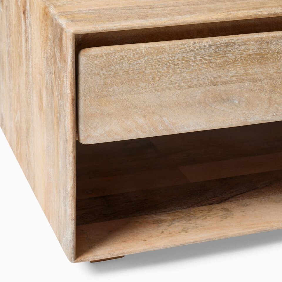 Anton Solid Wood Storage Coffee Table West Elm UK